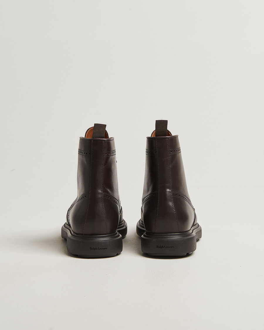 Herr | Kängor | Polo Ralph Lauren | Martelli Brogue Boot Dark Brown Suede