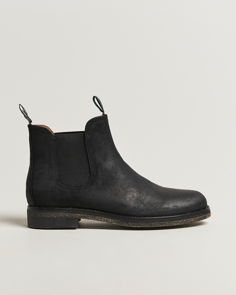 Herr | Kängor | Polo Ralph Lauren | Radford Chelsea Boot Black Rough-Out Suede