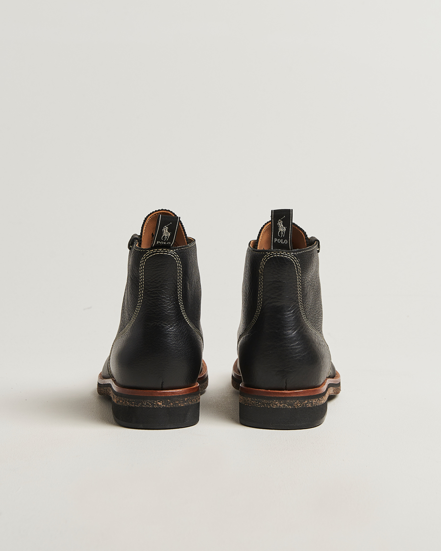 Herr | Kängor | Polo Ralph Lauren | Radford Oiled Leather Boot Black Calf
