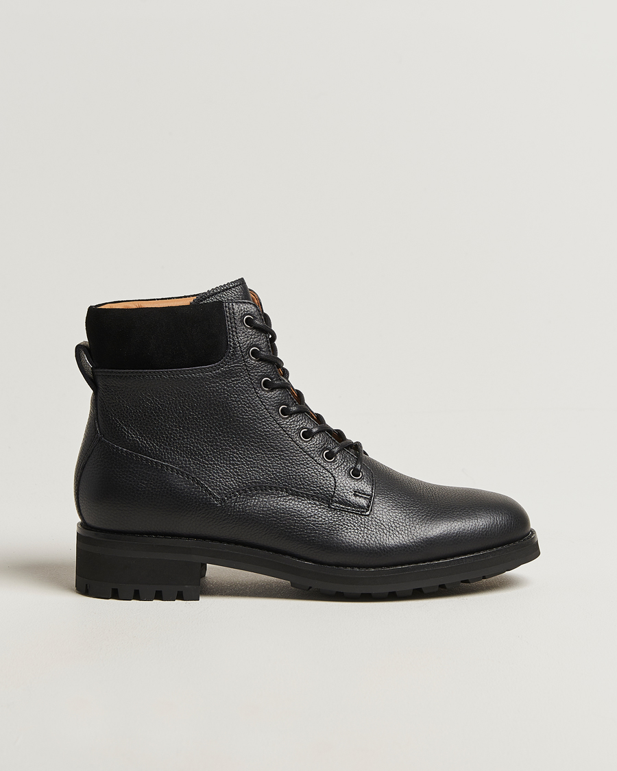 Herr | Kängor | Polo Ralph Lauren | Bryson Mid Boot Black Calf