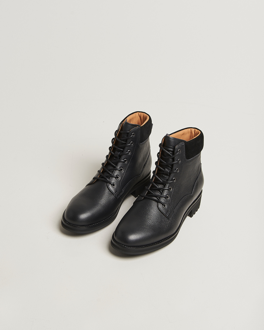 Herr | Kängor | Polo Ralph Lauren | Bryson Mid Boot Black Calf