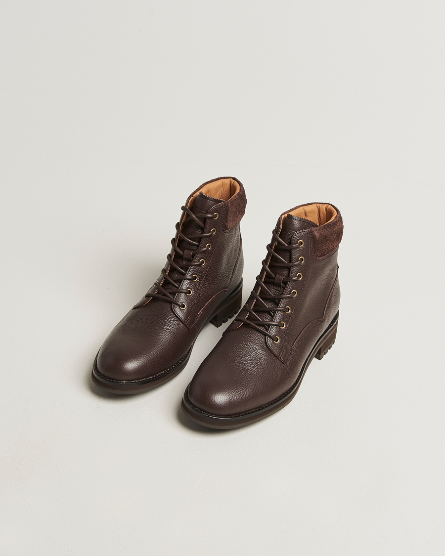 Herr | Kängor | Polo Ralph Lauren | Bryson Mid Boot Dark Brown Calf