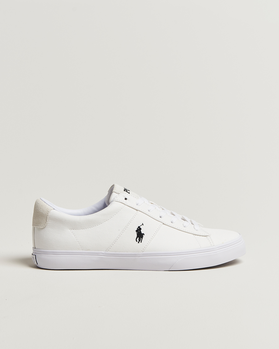 Herr | Sneakers | Polo Ralph Lauren | Sayer Canvas Sneakers White/Black