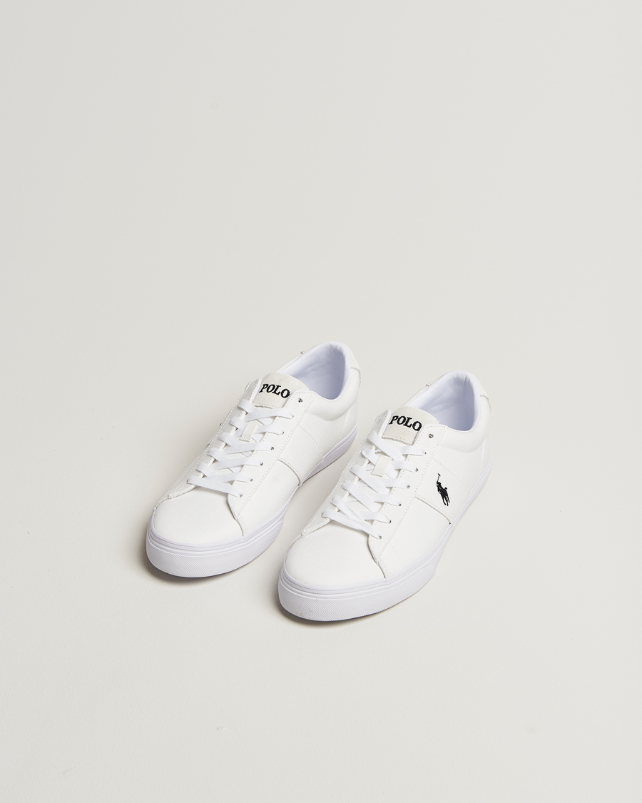 Herr | Sneakers | Polo Ralph Lauren | Sayer Canvas Sneakers White/Black