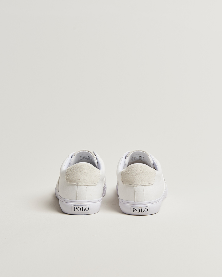 Herr | Sneakers | Polo Ralph Lauren | Sayer Canvas Sneakers White/Black