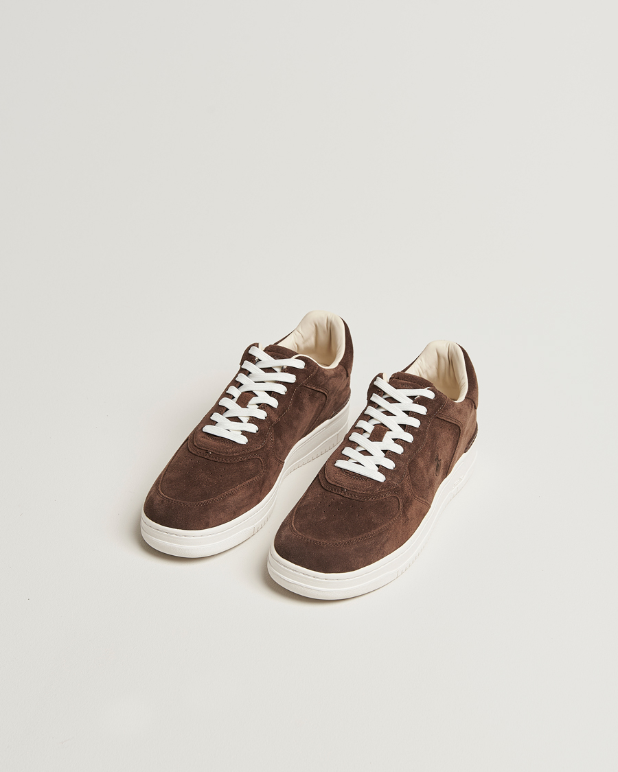 Herr | Sneakers | Polo Ralph Lauren | Masters Court Sneakers Chocolate Brown