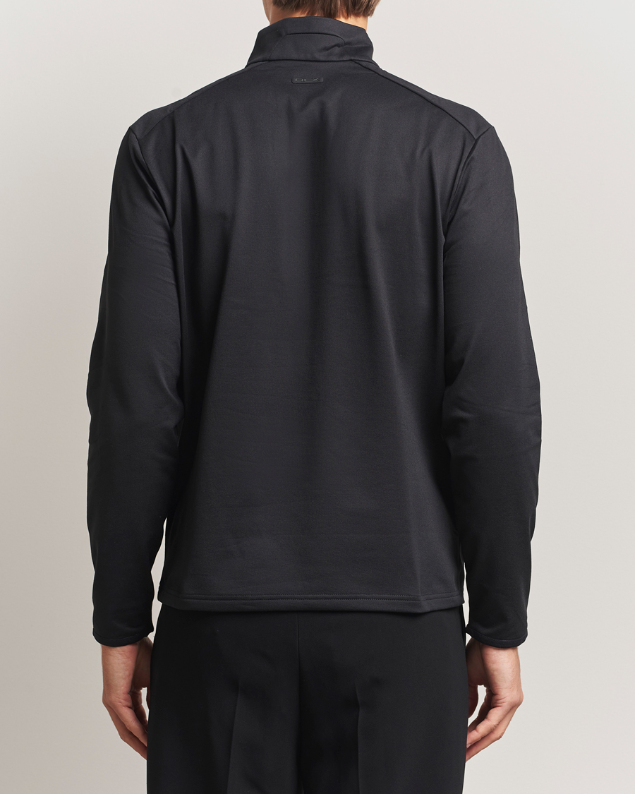 Herr | Golfkläder | RLX Ralph Lauren | Luxury Jersey Half Zip Polo Black