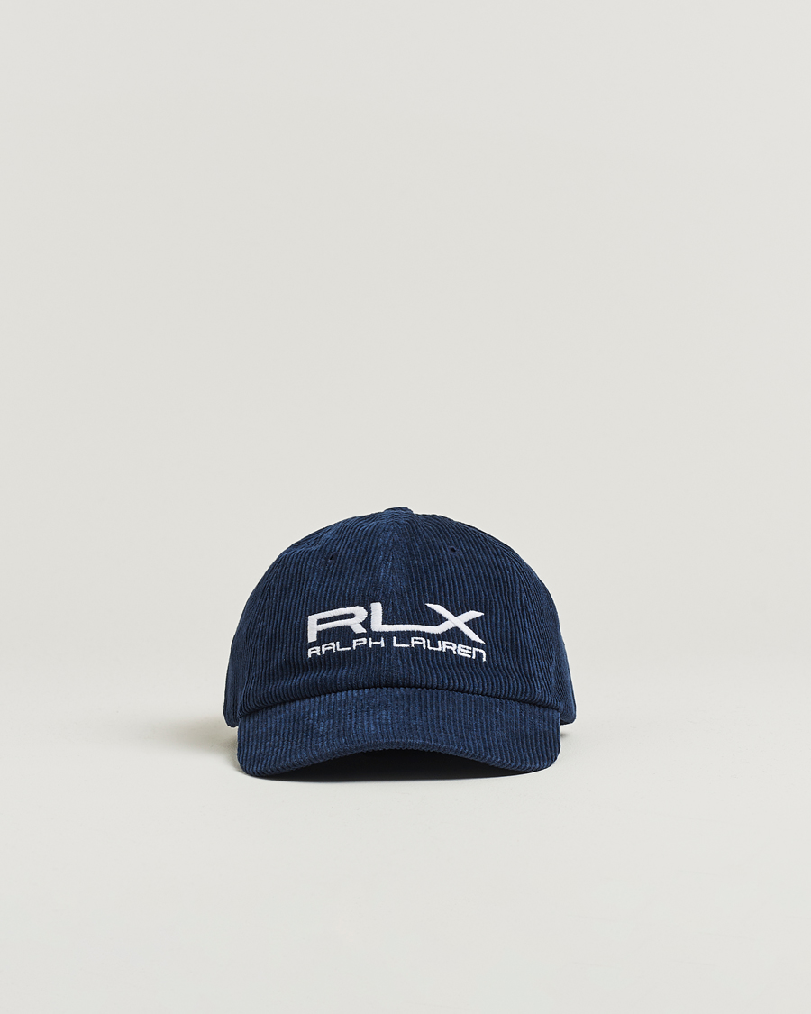 Herr | Hattar & kepsar | RLX Ralph Lauren | Corduroy Cap Refined Navy