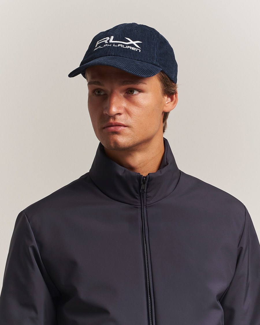 Herr | Hattar & kepsar | RLX Ralph Lauren | Corduroy Cap Refined Navy