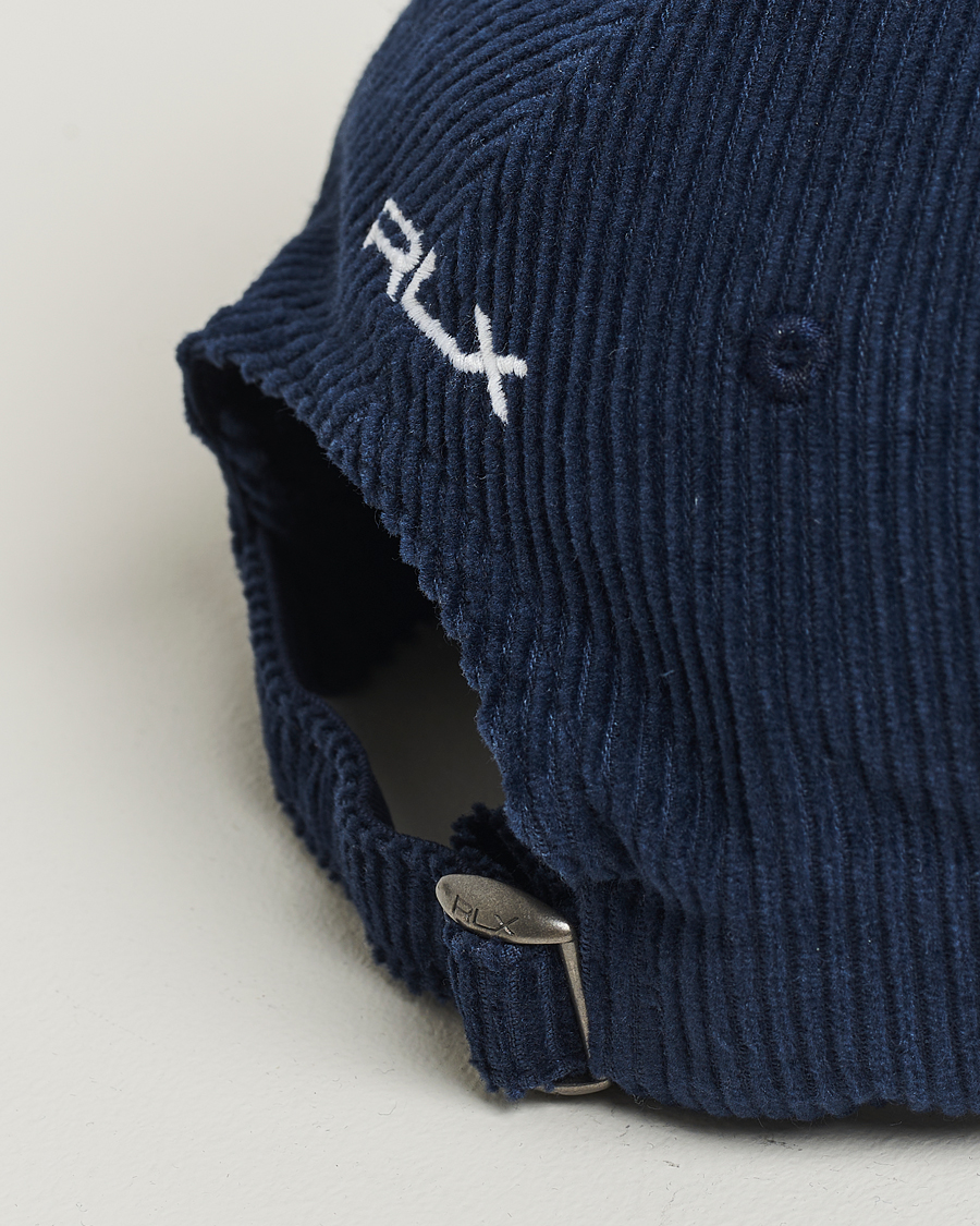 Herr | Hattar & kepsar | RLX Ralph Lauren | Corduroy Cap Refined Navy