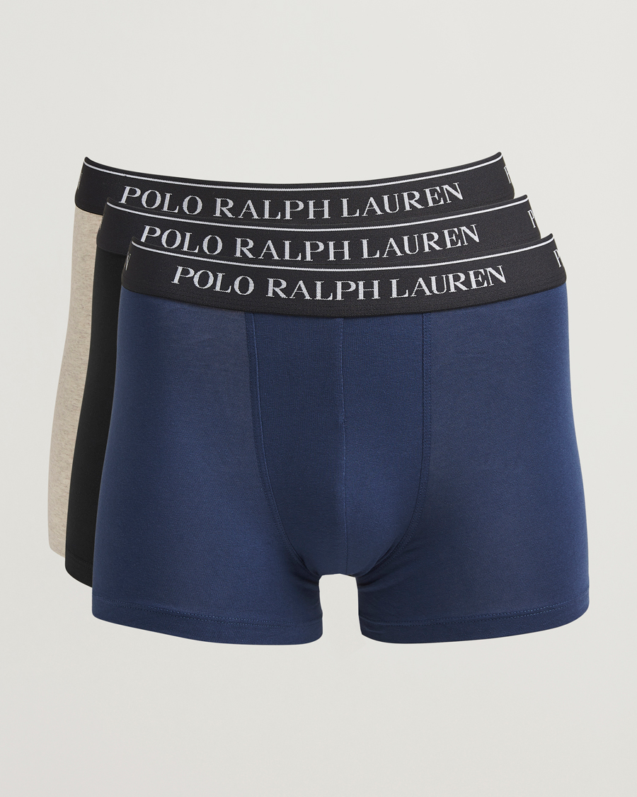 Herr | Underkläder | Polo Ralph Lauren | 3-Pack Trunk Navy/Beige/Black
