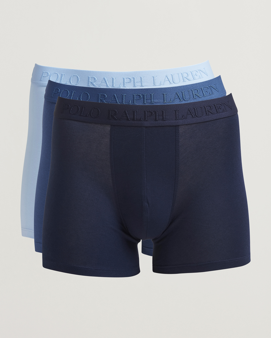 Herr | Underkläder | Polo Ralph Lauren | 3-Pack Boxer Briefs Blue