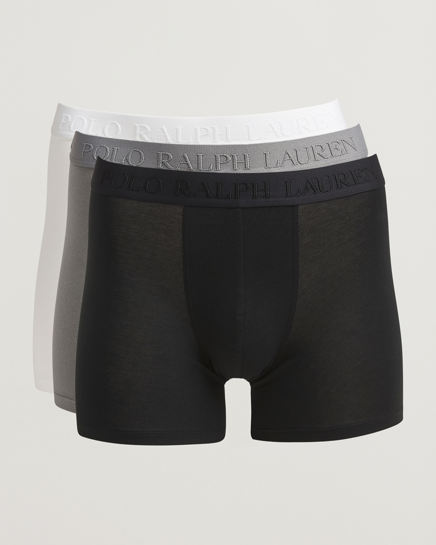 Herr | Underkläder | Polo Ralph Lauren | 3-Pack Boxer Briefs Black/Grey/White
