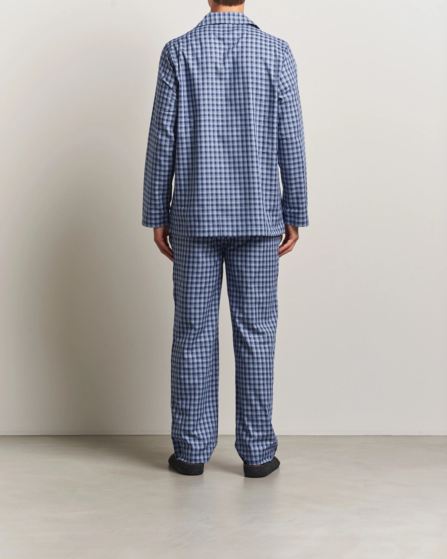 Herr | Pyjamas & Morgonrockar | Polo Ralph Lauren | Cotton Checked Pyjama Set Navy