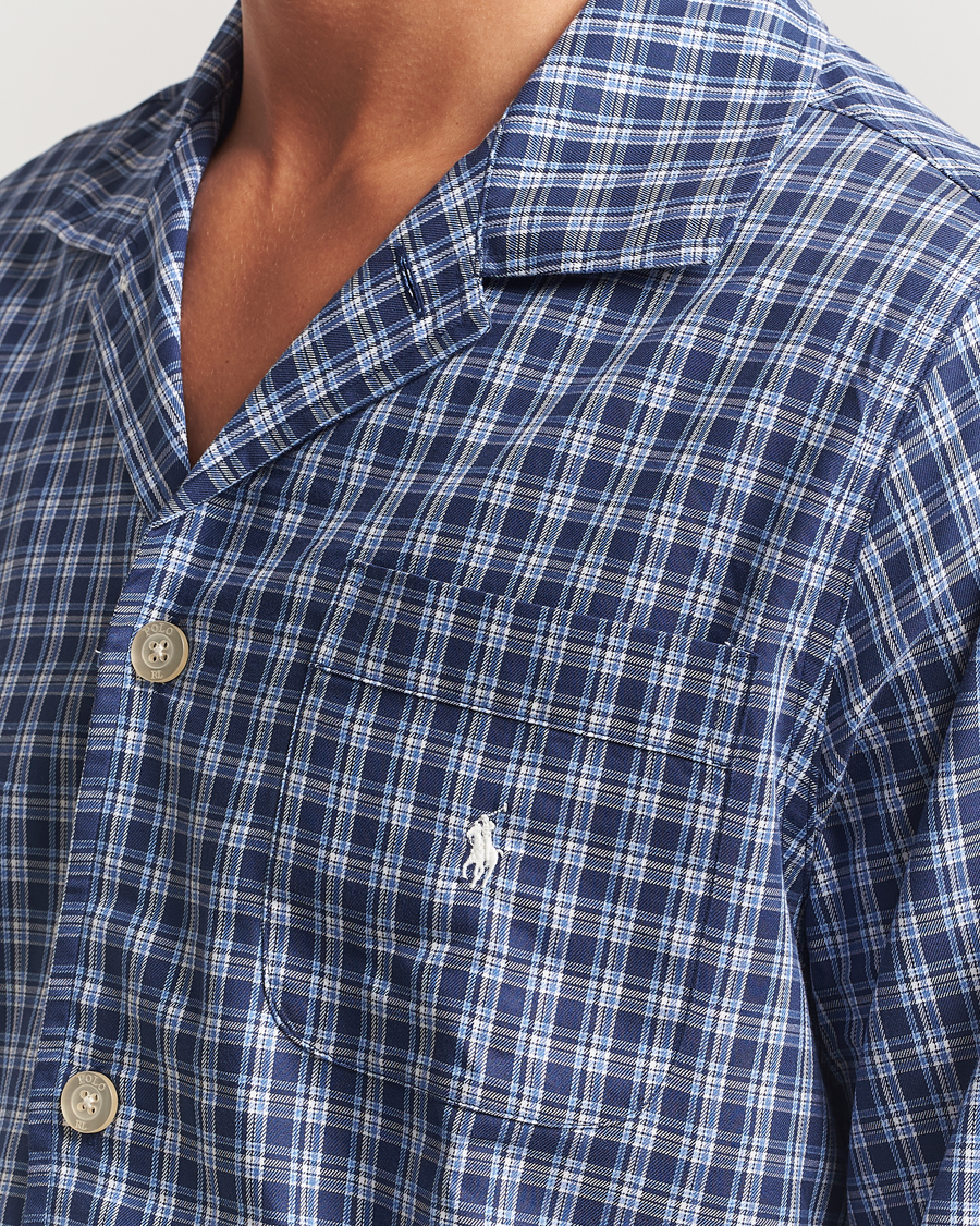Herr | Pyjamas & Morgonrockar | Polo Ralph Lauren | Cotton Checked Pyjama Set Navy