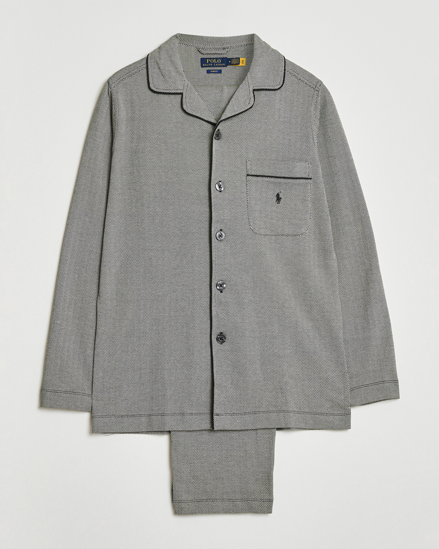 Herr | Pyjamas & Morgonrockar | Polo Ralph Lauren | Cotton Lounge Set Black/Cream