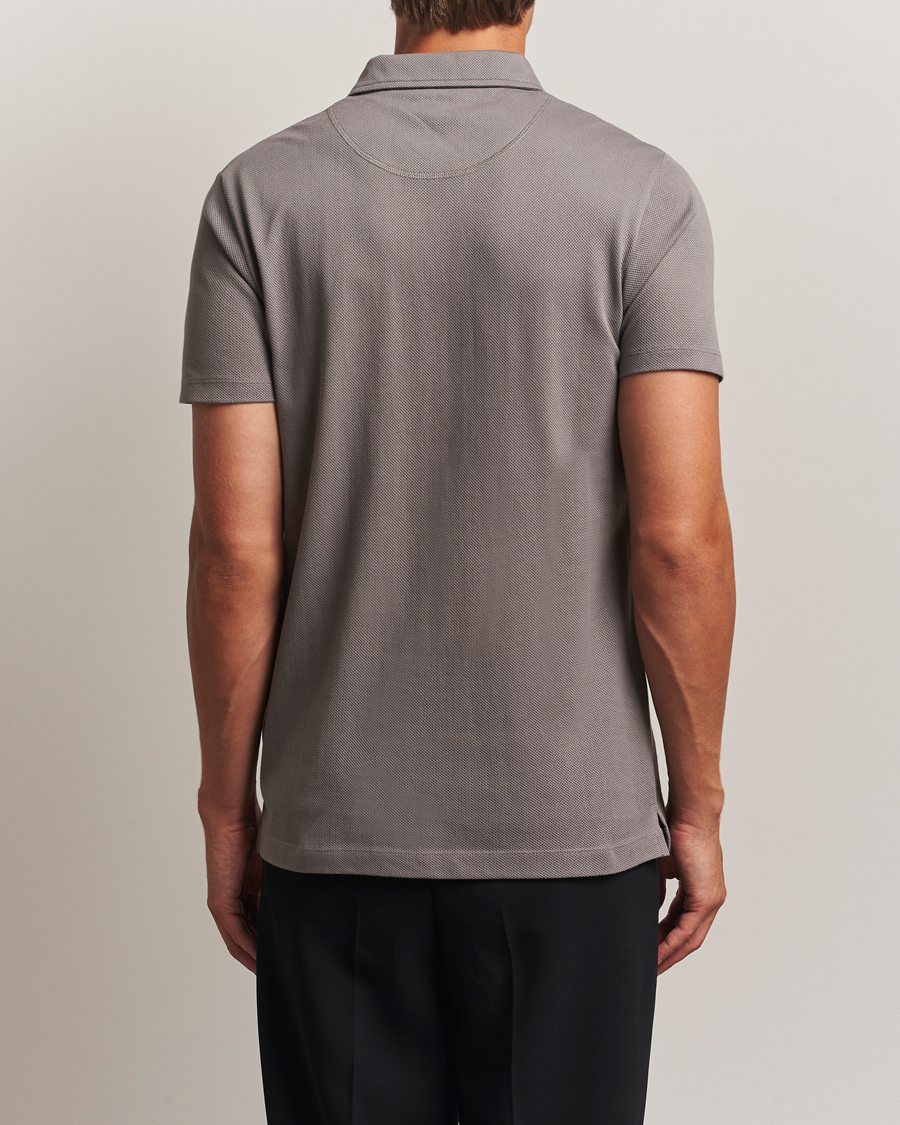 Herr | Pikéer | Sunspel | Riviera Polo Shirt Iron Grey