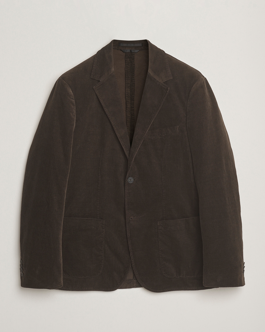 Herr | Kavajer | Sunspel | Relaxed Corduroy Blazer Coffee