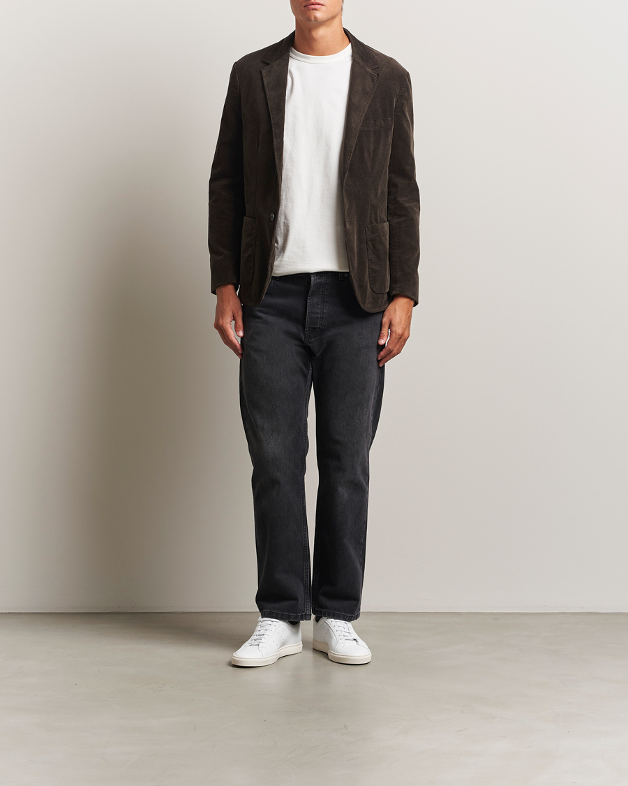 Herr | Kavajer | Sunspel | Relaxed Corduroy Blazer Coffee