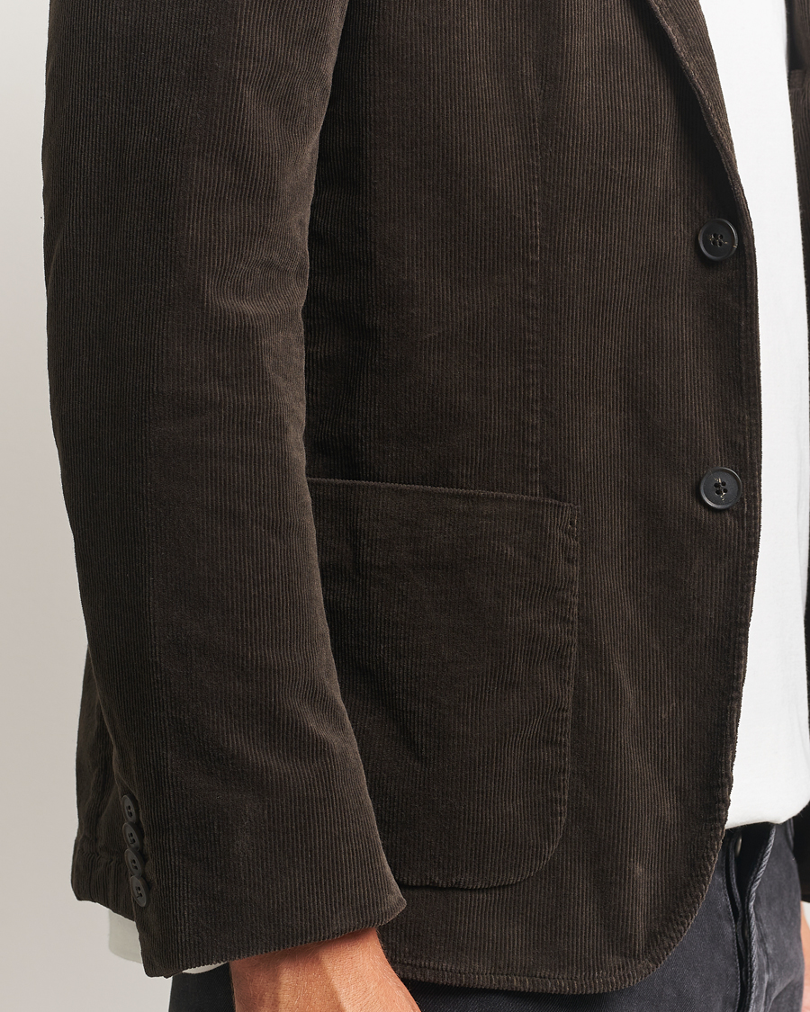Herr | Kavajer | Sunspel | Relaxed Corduroy Blazer Coffee