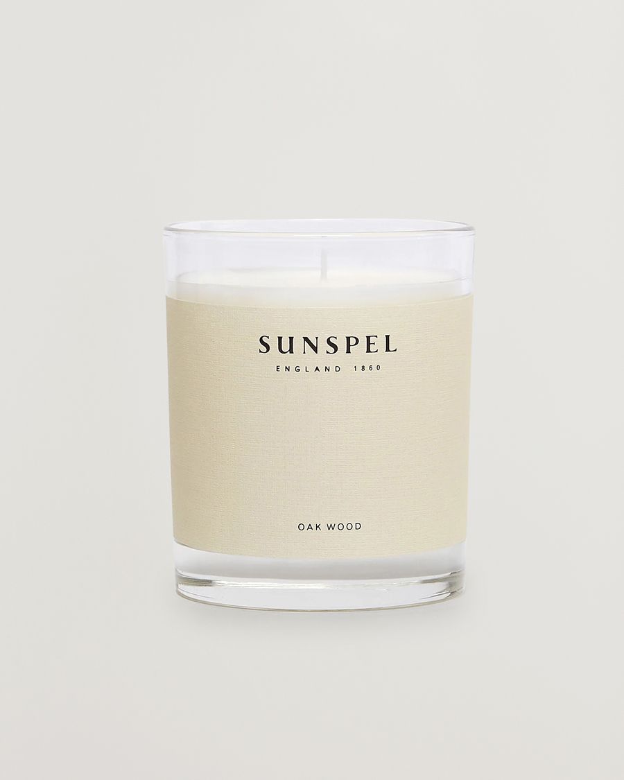 Herr | Doftljus | Sunspel | Oakwood Candle 185g