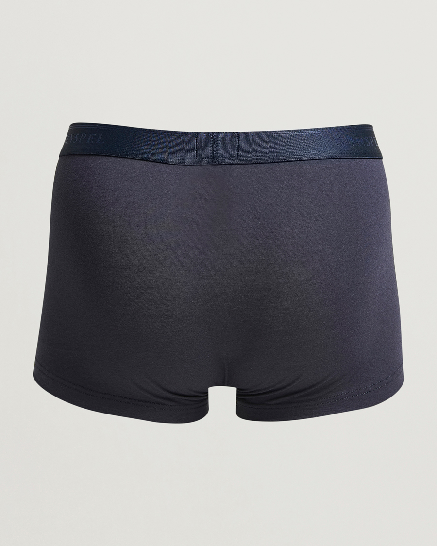Herr | Underkläder | Sunspel | 3-Pack Cotton Stretch Trunk Navy