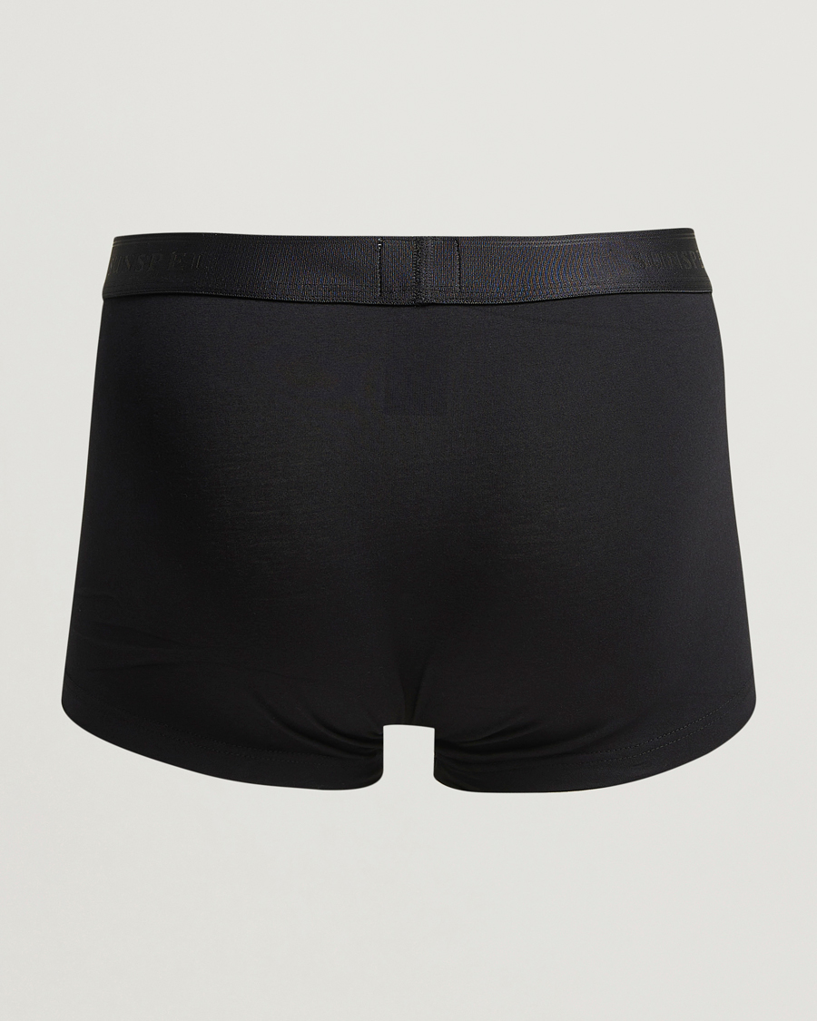 Herr | Underkläder | Sunspel | 3-Pack Cotton Stretch Trunk Black