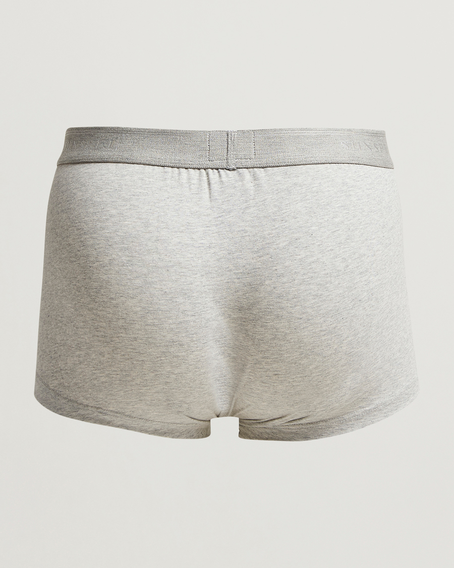 Herr | Underkläder | Sunspel | 3-Pack Cotton Stretch Trunk Grey