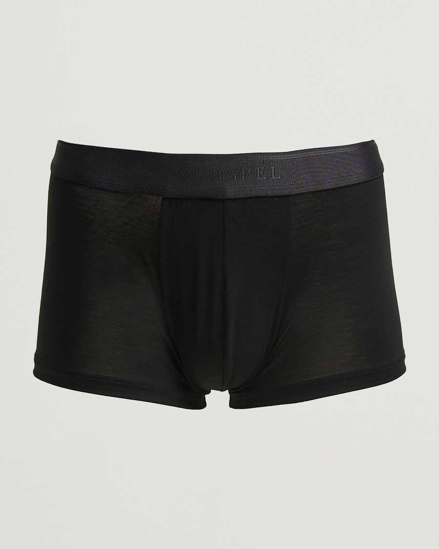 Herr | Underkläder | Sunspel | Tencel Stretch Trunk Black