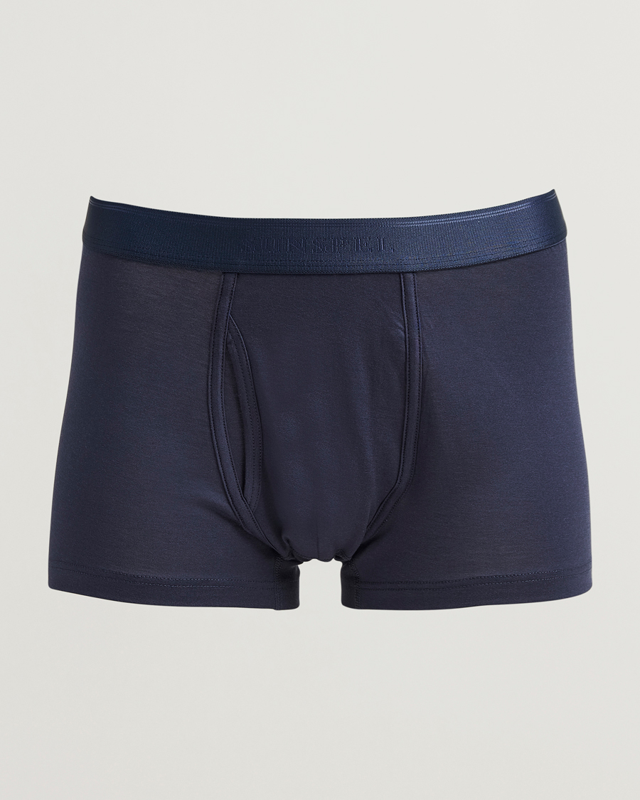 Herr | Underkläder | Sunspel | Superfine Cotton Trunk Navy