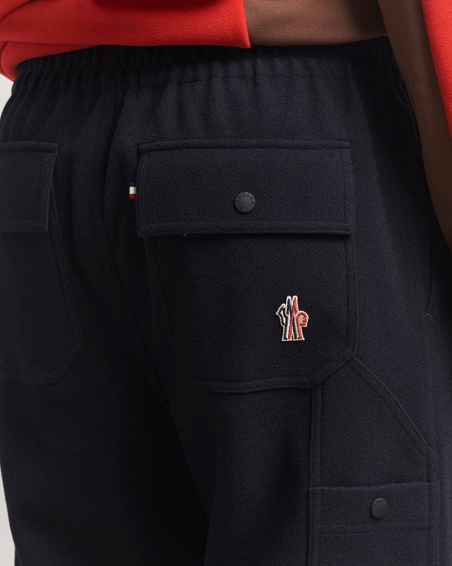 Herr | Byxor | Moncler Grenoble | Brushed Cotton Drawstring Pants Navy
