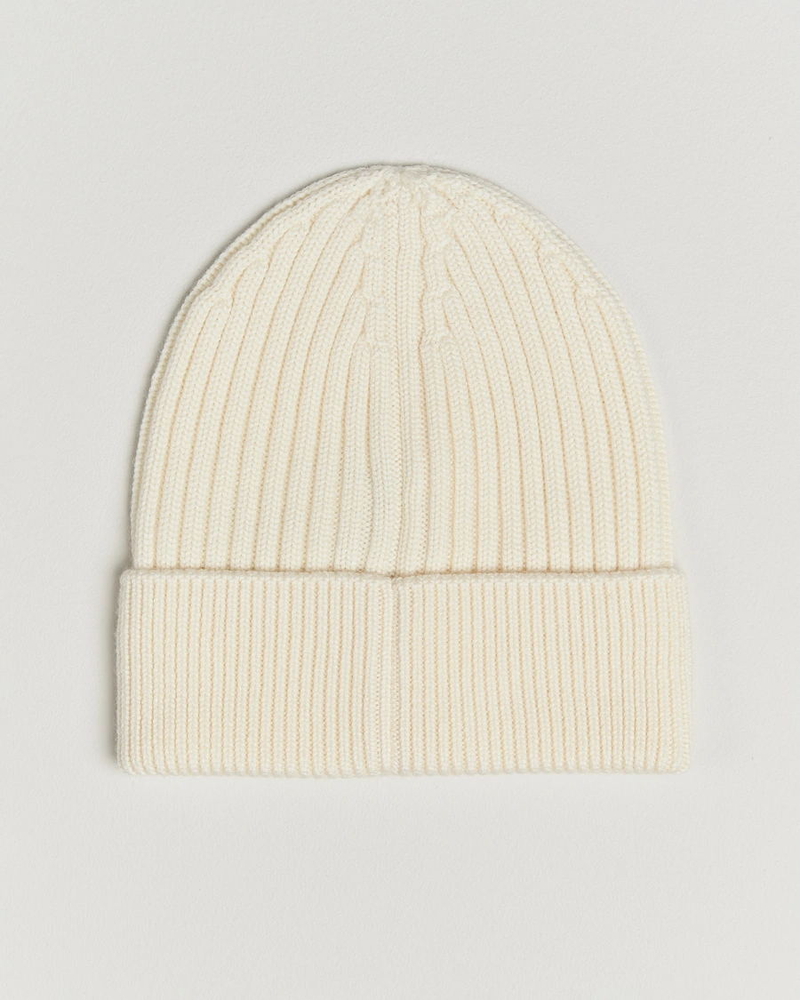 Herr | Mössor | Moncler Grenoble | Rib Wool Beanie Off White