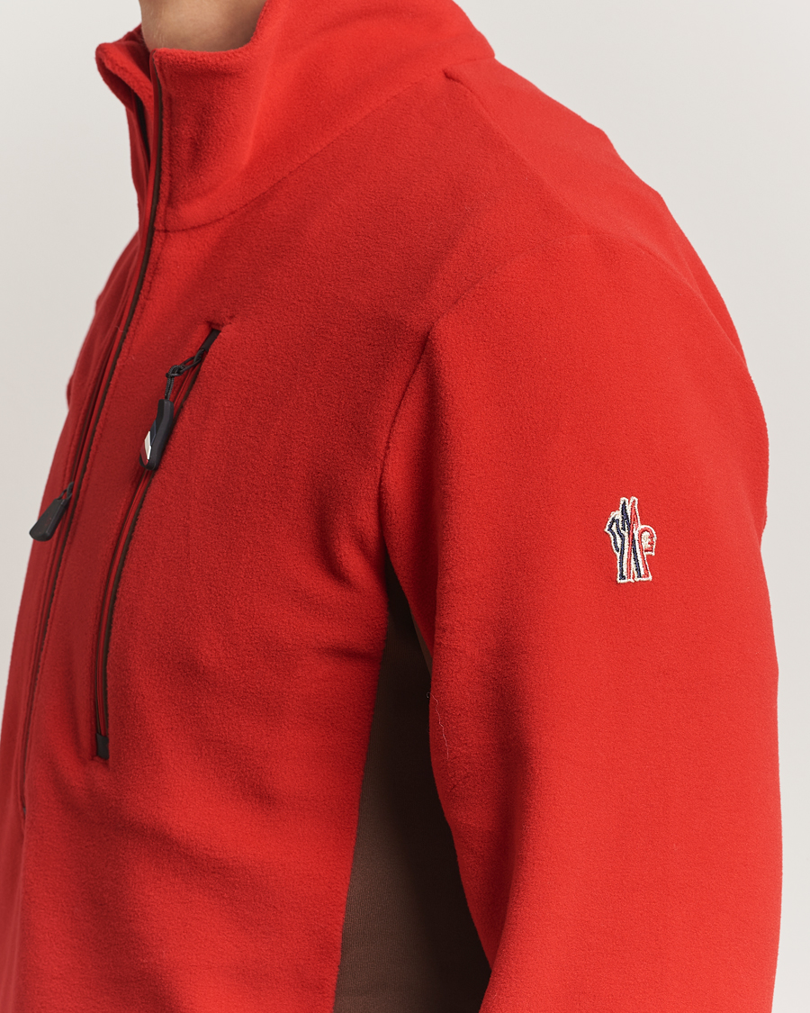 Herr | Tröjor | Moncler Grenoble | Performance Zip Sweater Racing Red