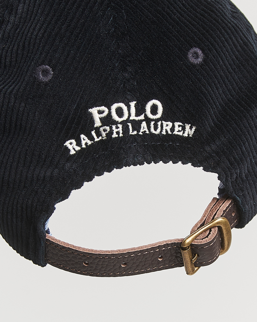 Herr | Hattar & kepsar | Polo Ralph Lauren | Corduroy Cap Polo Black