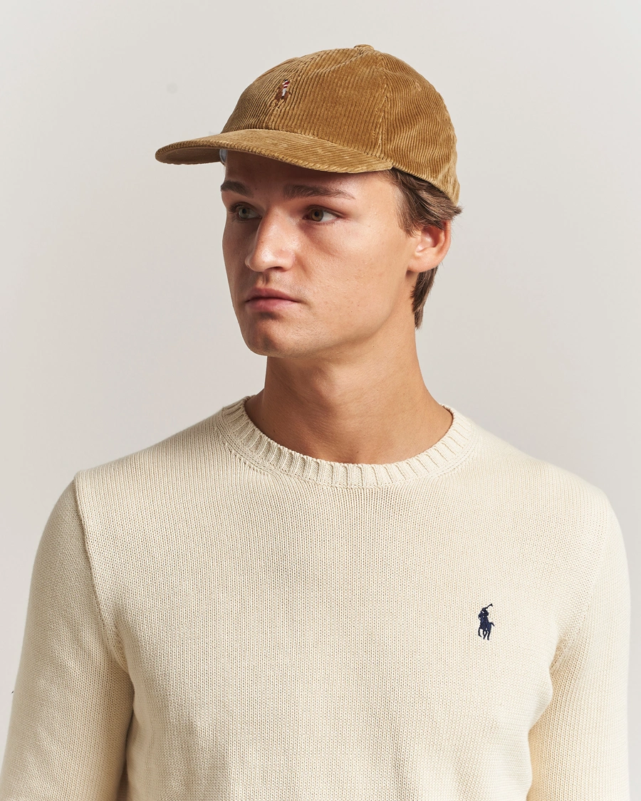 Herr | Hattar & kepsar | Polo Ralph Lauren | Corduroy Cap Dispatch Tan