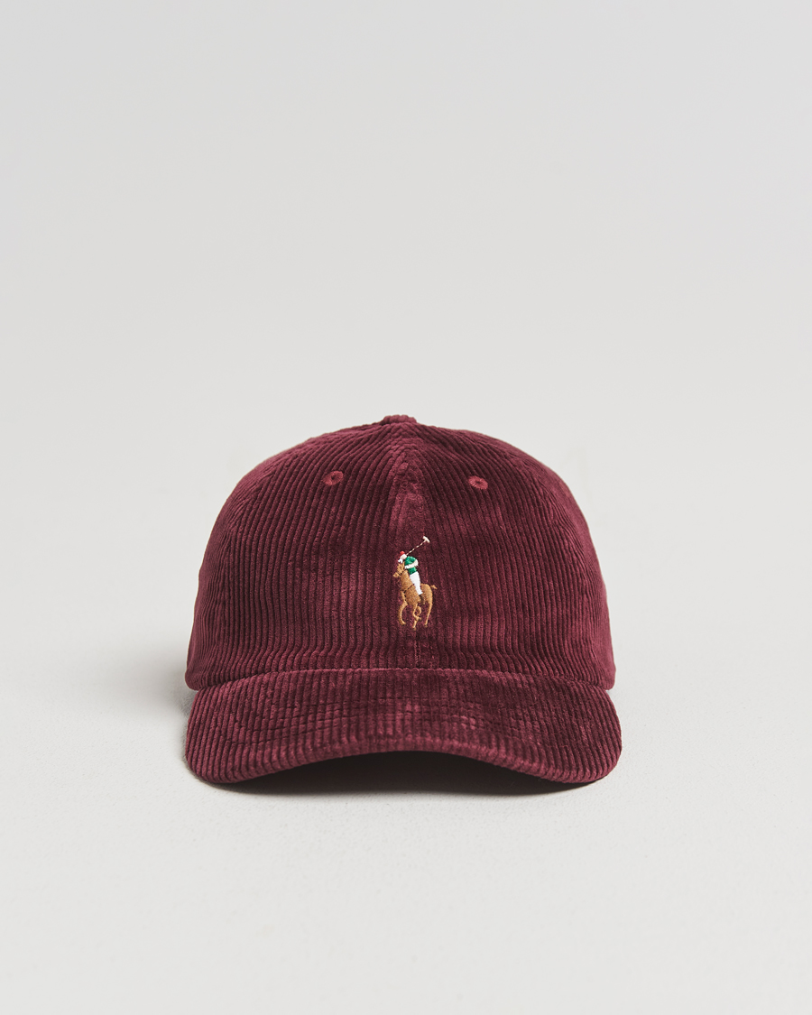 Herr | Hattar & kepsar | Polo Ralph Lauren | Corduroy Cap Rich Ruby