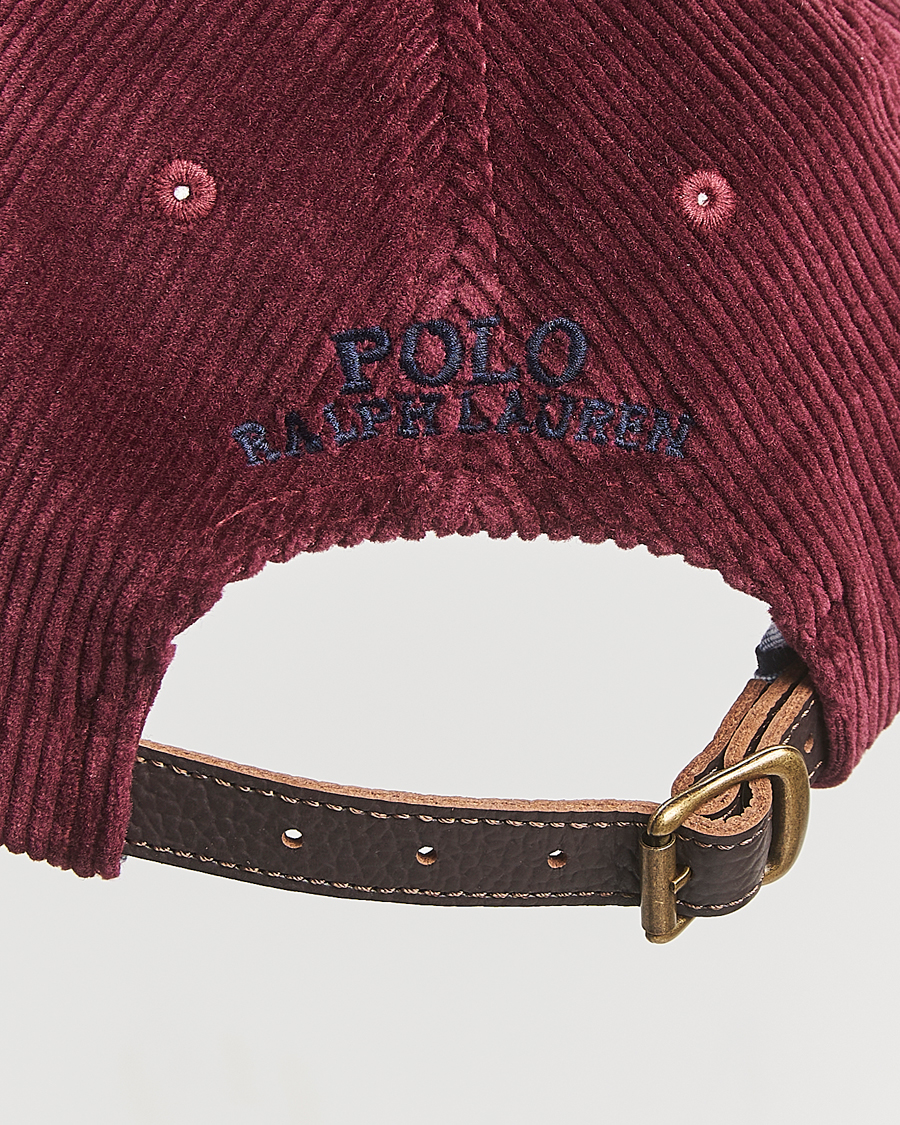 Herr | Hattar & kepsar | Polo Ralph Lauren | Corduroy Cap Rich Ruby