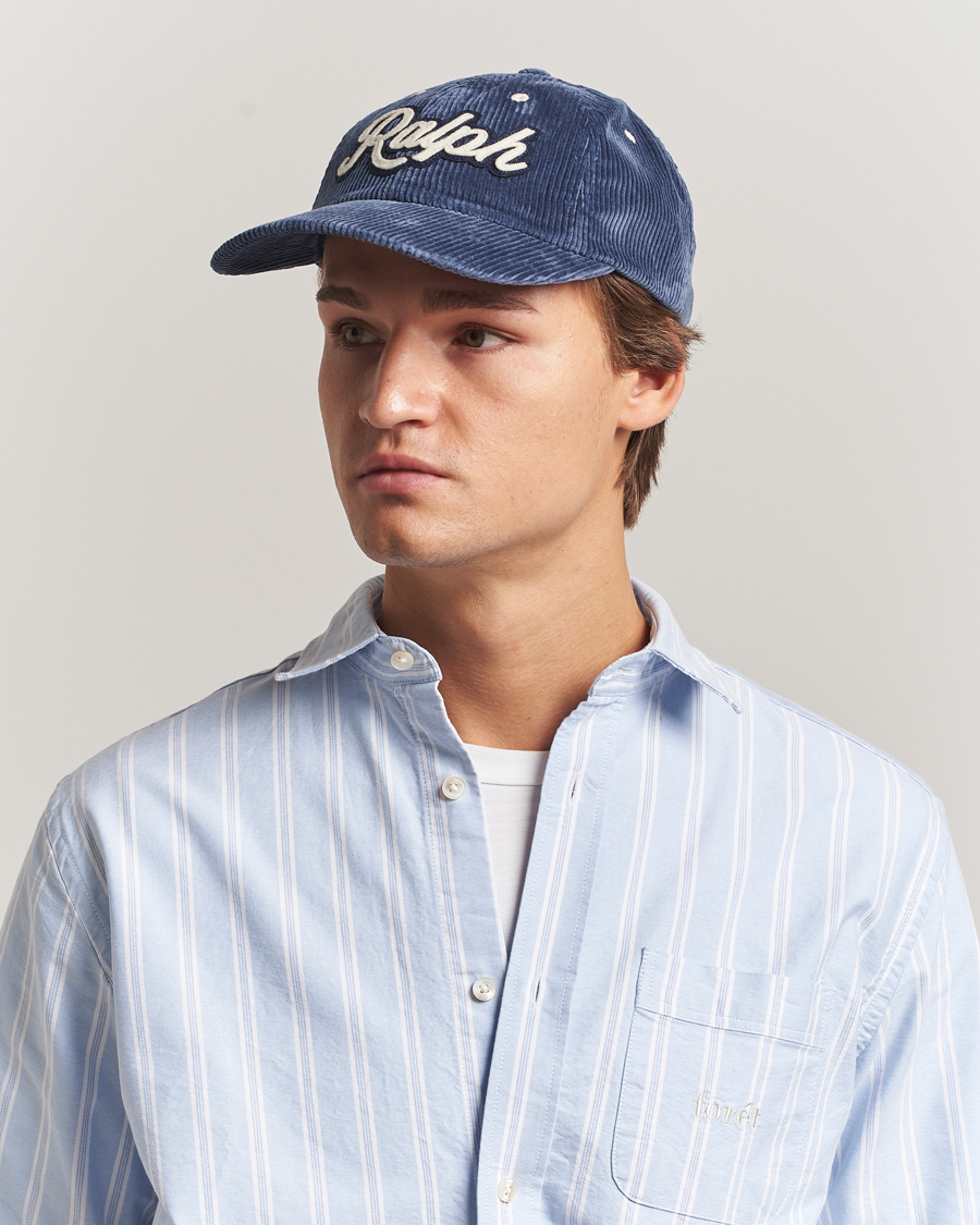 Herr | Hattar & kepsar | Polo Ralph Lauren | Retro Corduroy Cap Boston Navy