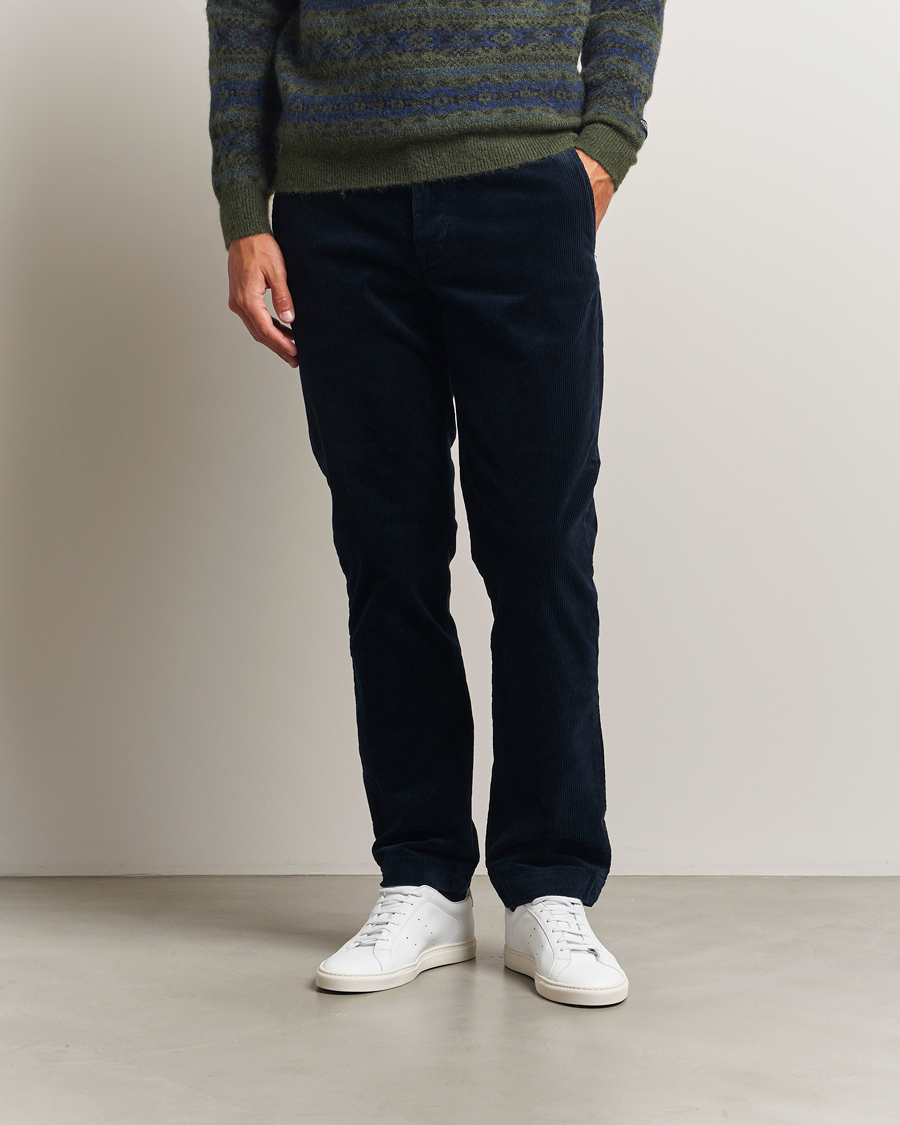 Herr | Byxor | Polo Ralph Lauren | Bedford Corduroy 5-Pocket Pants Aviator Navy