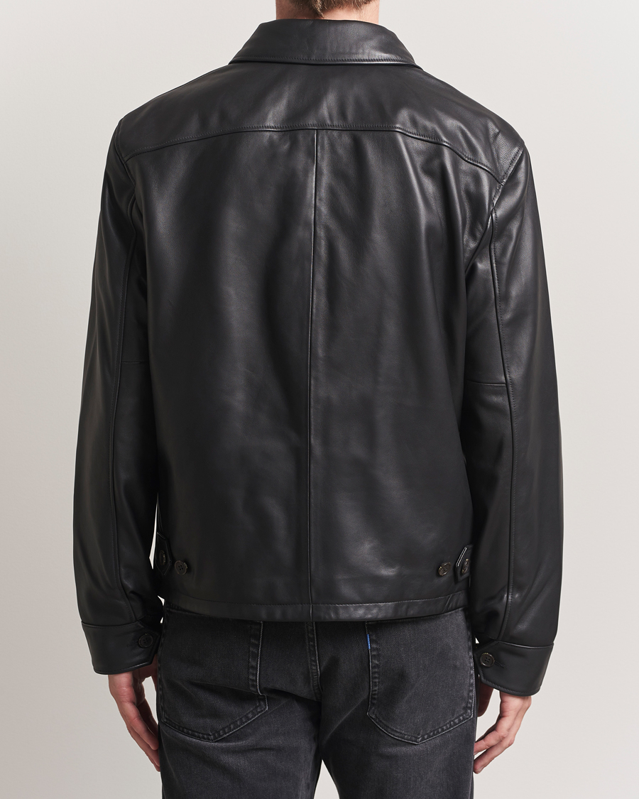 Herr | Jackor | Polo Ralph Lauren | Maxwell Windbreaker Leather Jacket Polo Black