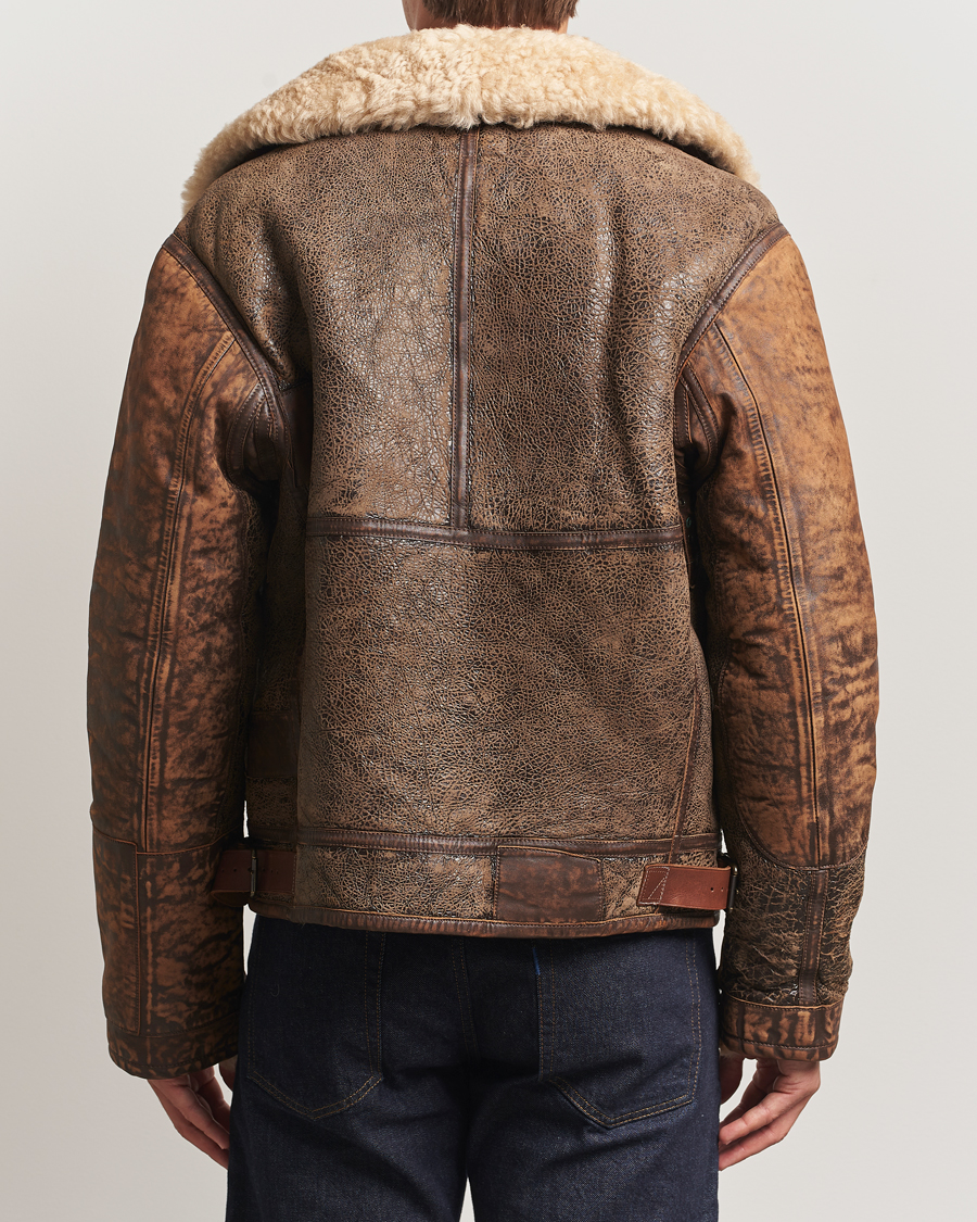 Herr | Jackor | Polo Ralph Lauren | Sherling Lined Bomber Jacket Brown Earth