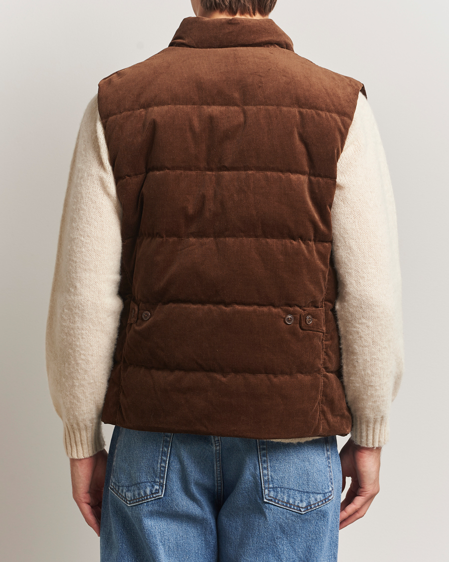 Herr | Västar | Polo Ralph Lauren | Quilted Corduroy Vest Pale Russet