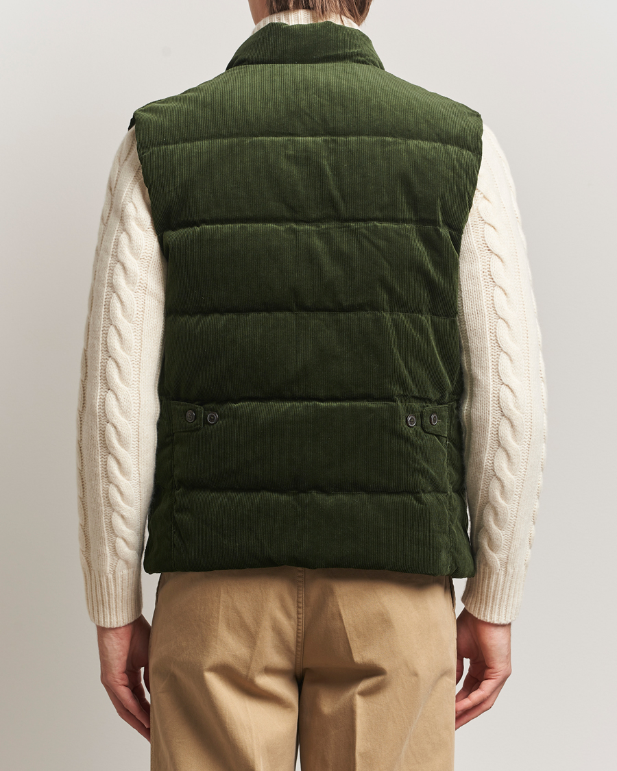 Herr | Västar | Polo Ralph Lauren | Quilted Corduroy Vest Country Olive
