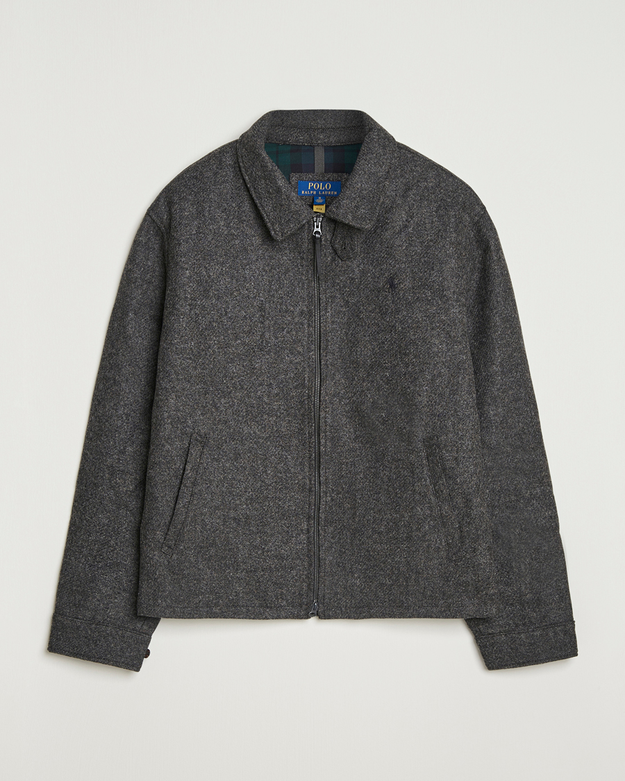 Herr | Jackor | Polo Ralph Lauren | Heritage Twill Wool Windbreaker Barclay Heather