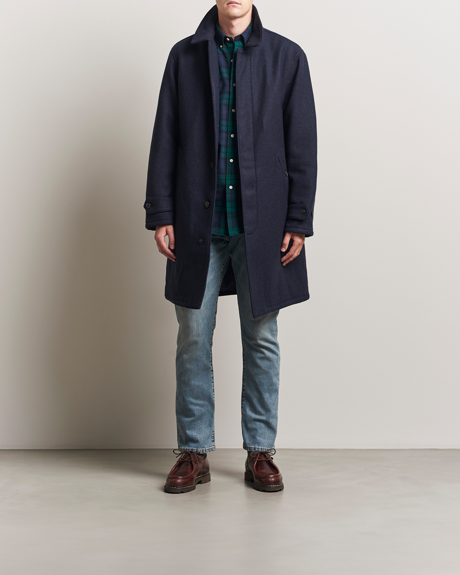 Herr | Jackor | Polo Ralph Lauren | Heritage Twill Wool Coat Collection Navy