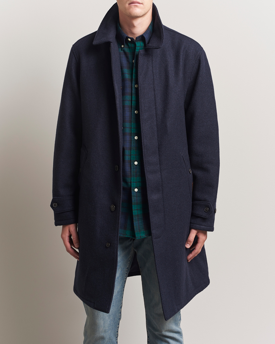 Herr | Jackor | Polo Ralph Lauren | Heritage Twill Wool Coat Collection Navy