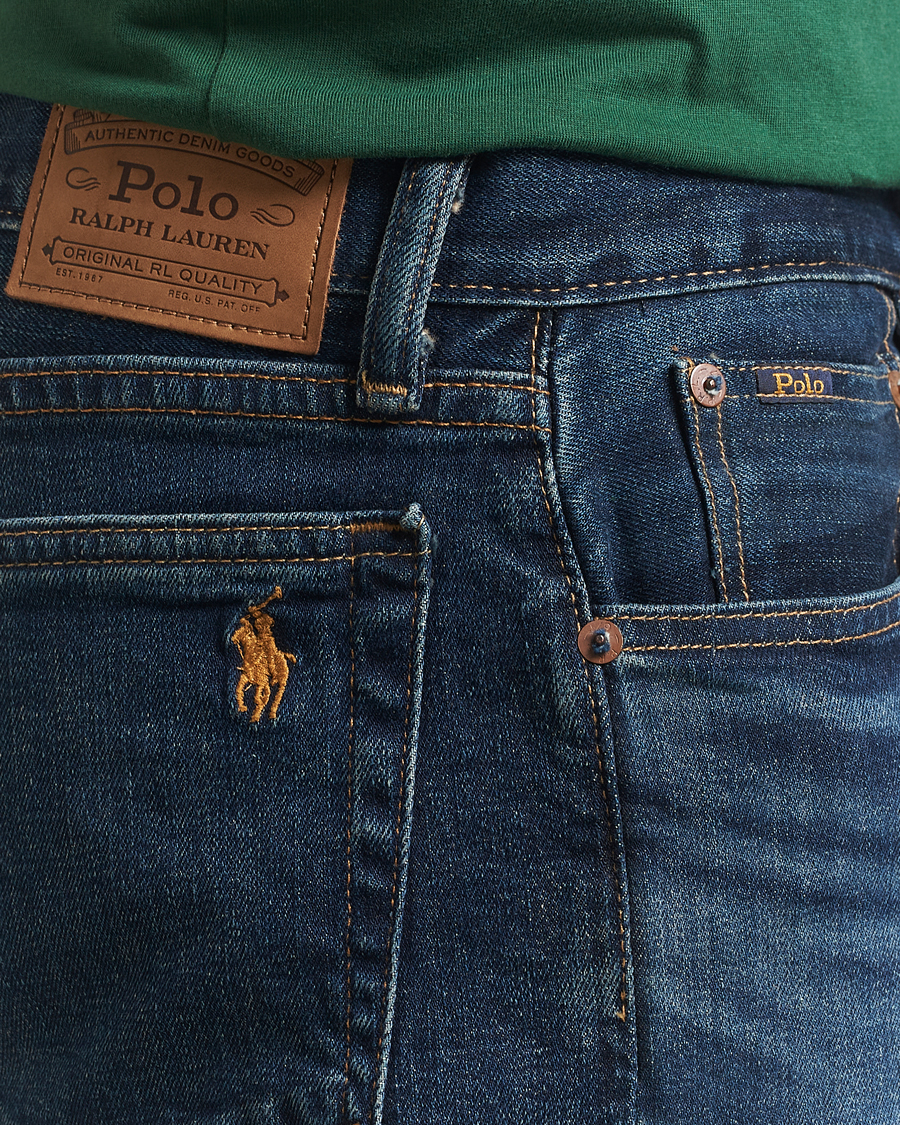Herr | Jeans | Polo Ralph Lauren | Hampton Rockford Stretch Straight Jeans Mid Blue