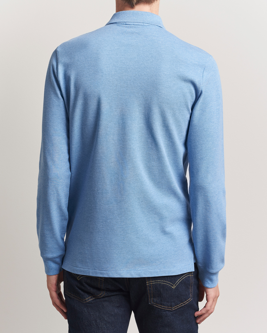 Herr | Pikéer | Polo Ralph Lauren | Custom Slim Fit Long Sleeve Polo Soft Royal Heather