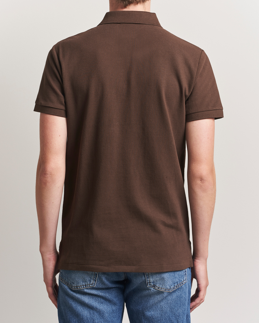 Herr | Pikéer | Polo Ralph Lauren | Custom Slim Fit Polo Nutmeg Brown