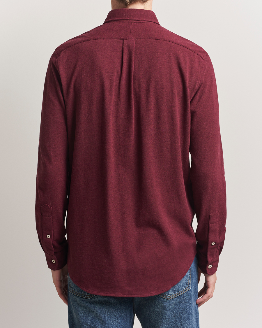 Herr | Skjortor | Polo Ralph Lauren | Featherweight Mesh Shirt Spring Wine Heather